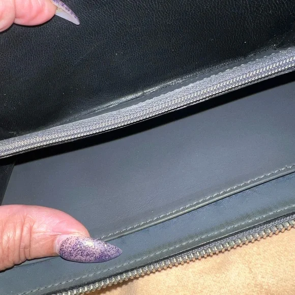 Gucci Dark Gray Leather Zip Wallet - Picture 8 of 12